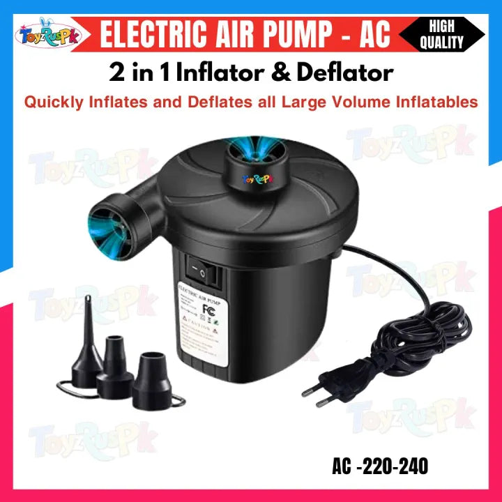 Electric Air Pump For Swimming Pools & Inflatables Products | Electric Pump for Inflatables