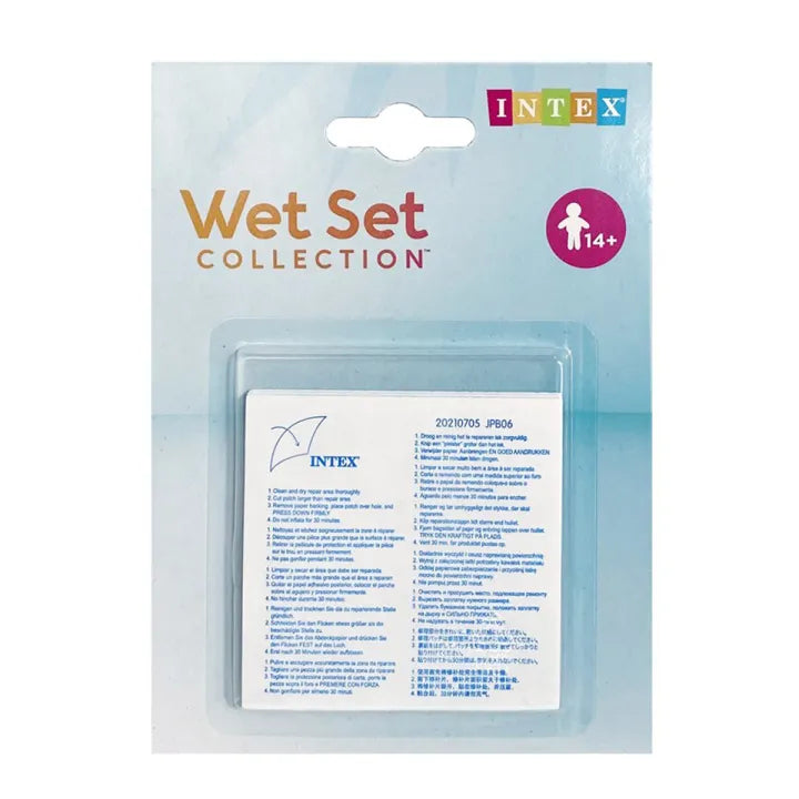 Intex Heavy Duty Pool Repair Patch - 6 Pieces - Fix Puncture of Inflatable Swimming Pool