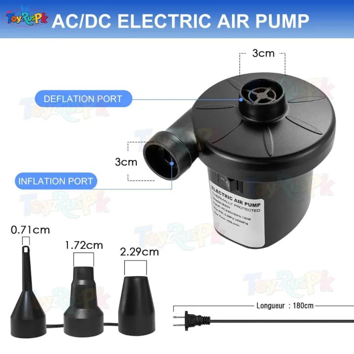Electric Air Pump For Swimming Pools & Inflatables Products | Electric Pump for Inflatables